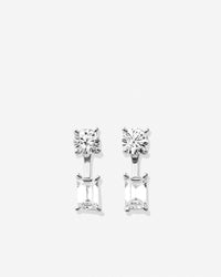 Beautifully Broken Emerald Cut Ear Jackets