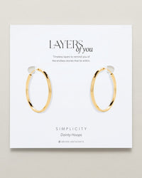 Simplicity Dainty Hoop Earrings