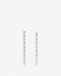 By My Side Pear Cut Chandelier Earrings