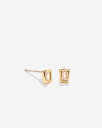 Radiance Baguette Stud Earrings