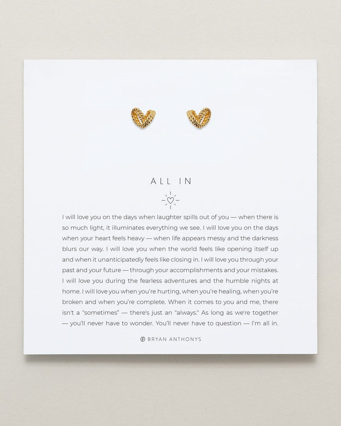 All In Stud Earrings