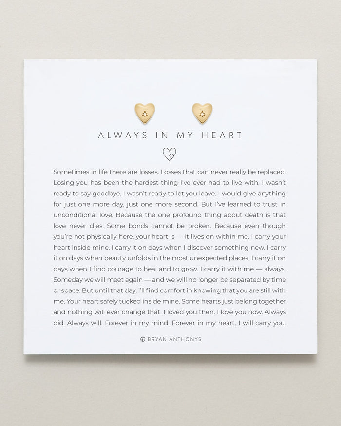 Always In My Heart Icon Stud Earrings