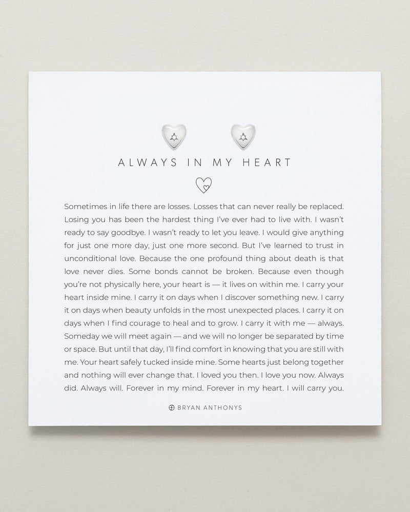Always In My Heart Icon Stud Earrings