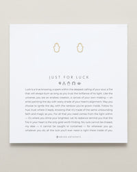 Just For Luck Hamsa Earrings