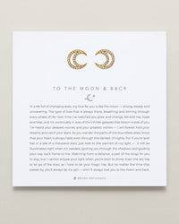 To the Moon and Back Stud Earrings