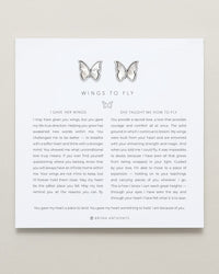 Wings to Fly Stud Earrings