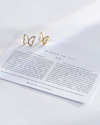 Wings to Fly Stud Earrings