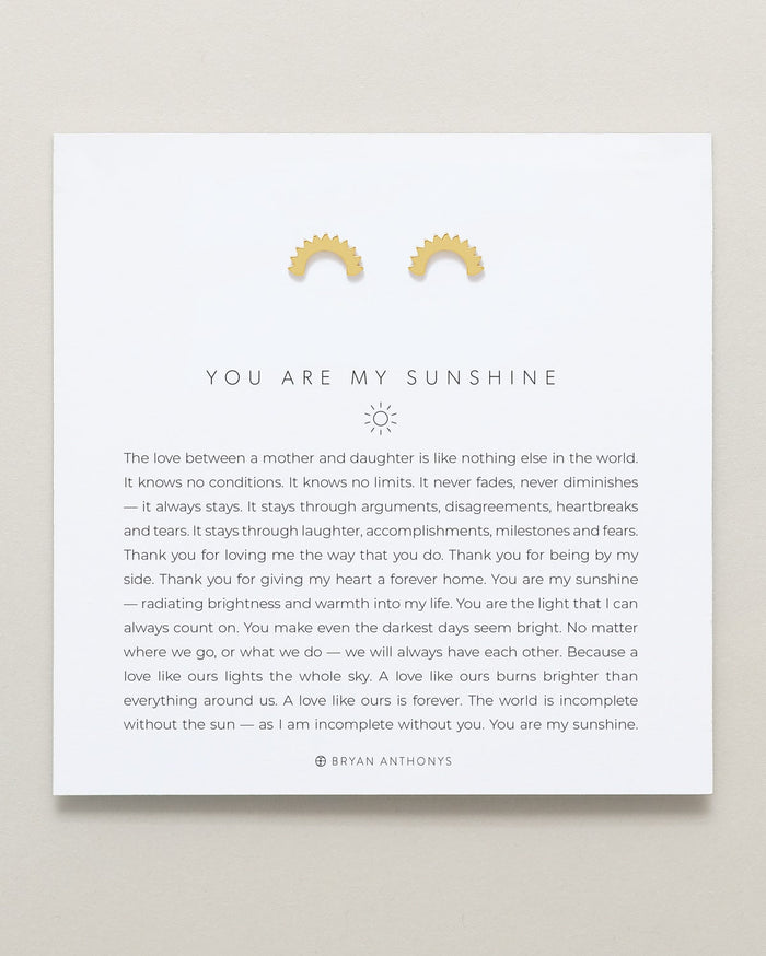 You Are My Sunshine Earrings
