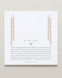 By My Side Baguette Chandelier Earrings