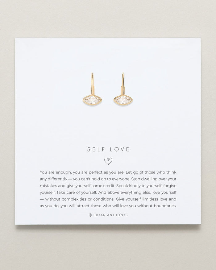 Self Love Marquise Drop Earrings