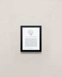Be Your Own Kind Of Beautiful Illustration with Meaning 5x7 Framed Print