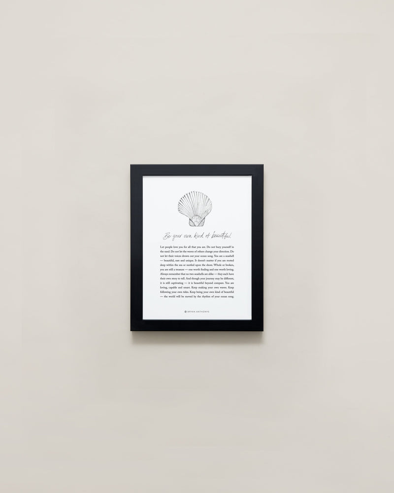 Be Your Own Kind Of Beautiful Illustration with Meaning 5x7 Framed Print