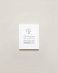 Be Your Own Kind Of Beautiful Illustration with Meaning 5x7 Framed Print