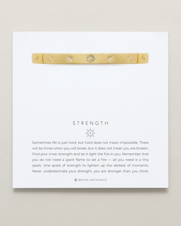 Strength Hinged Bracelet