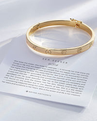 Sea Seeker Hinged Bracelet