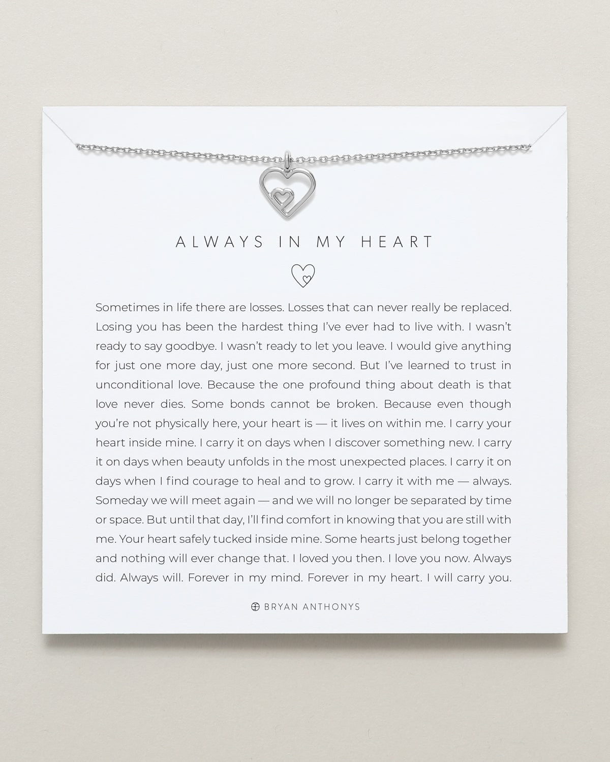 Always In My Heart Necklace