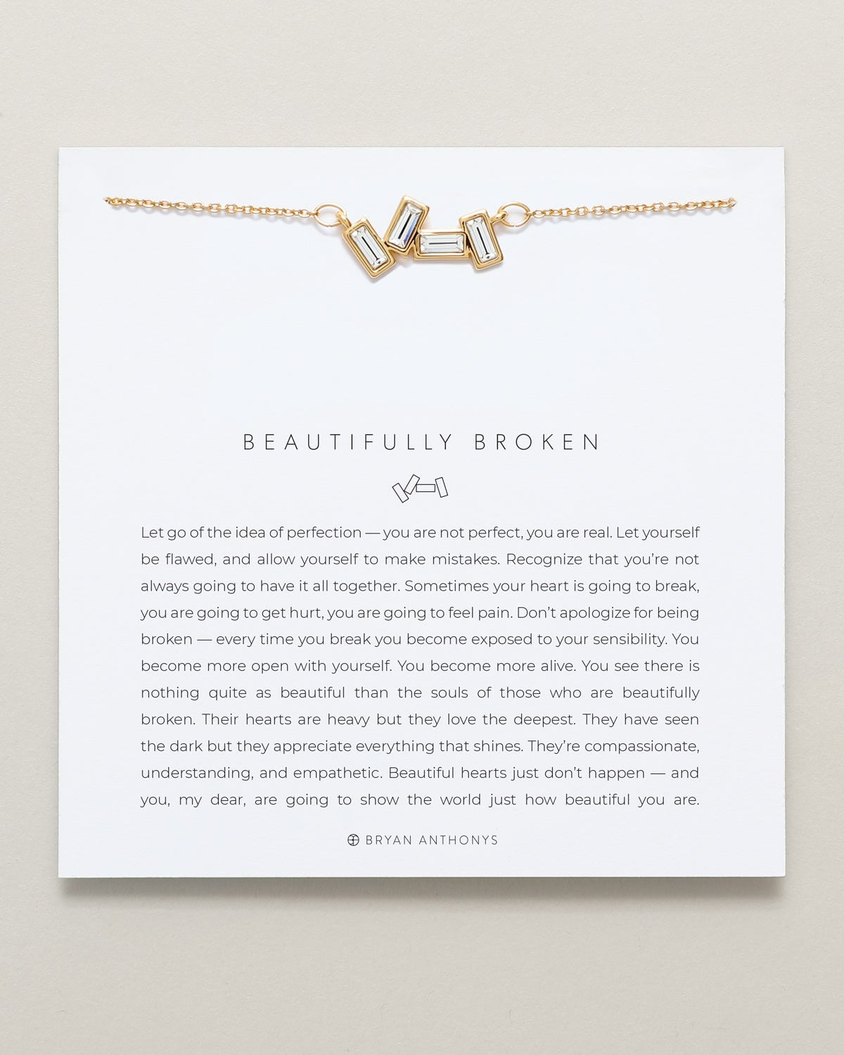 Beautifully Broken & Grit Layered Necklace Set