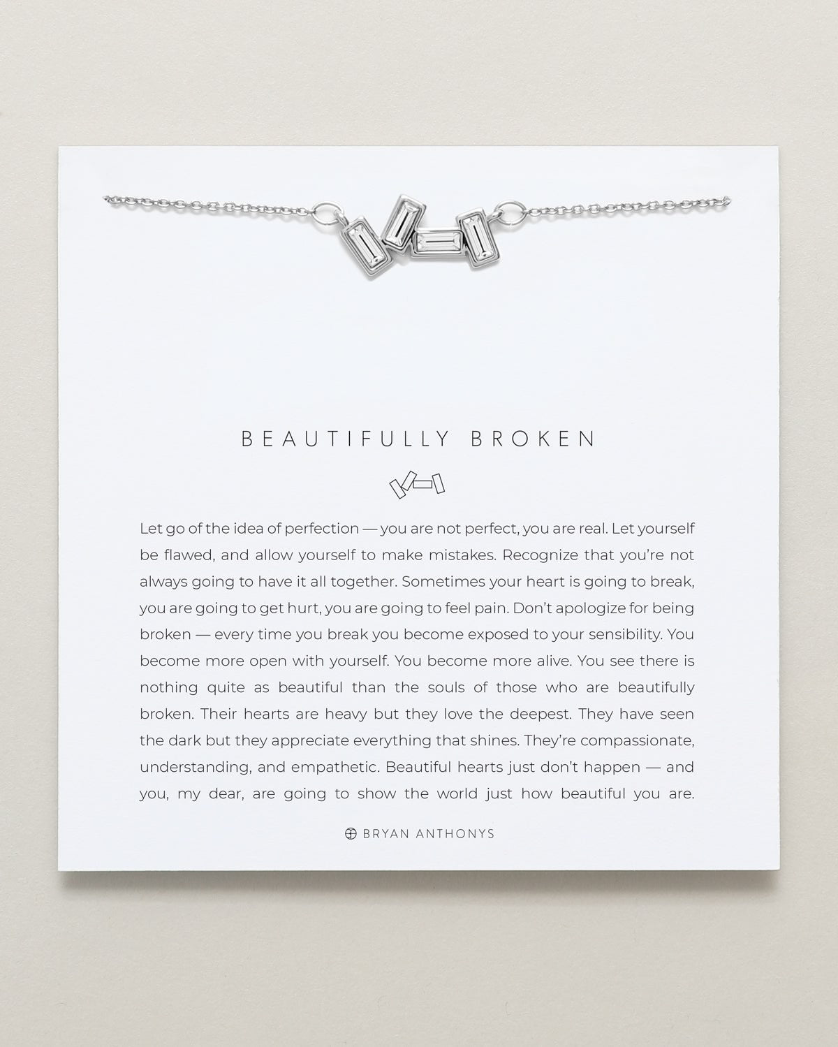 Beautifully Broken & Grit Layered Necklace Set