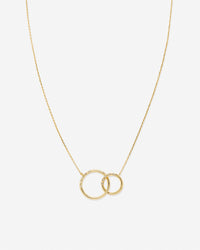 Family Interlocking Circles Necklace