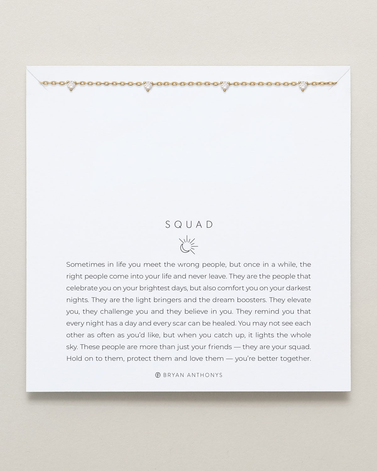 Squad Crystal Necklace