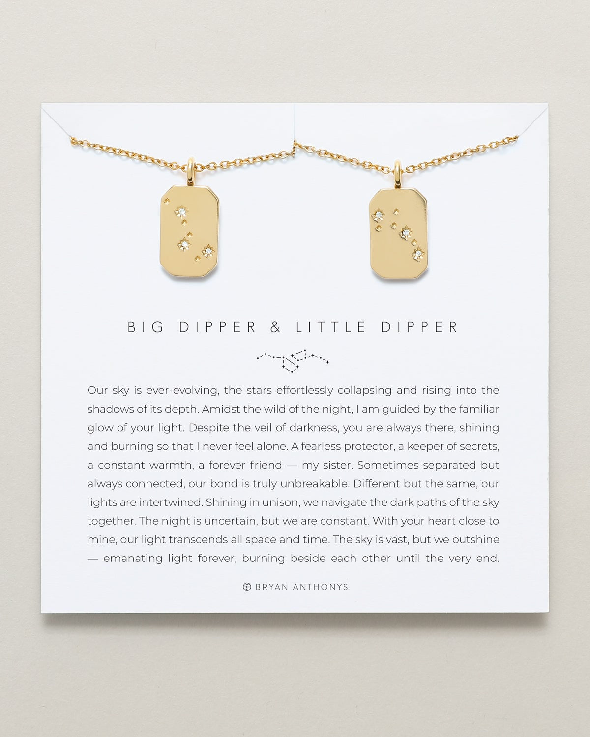 Big Dipper & Little Dipper Necklace Set