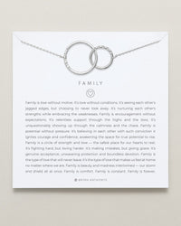 Family Interlocking Circles Necklace