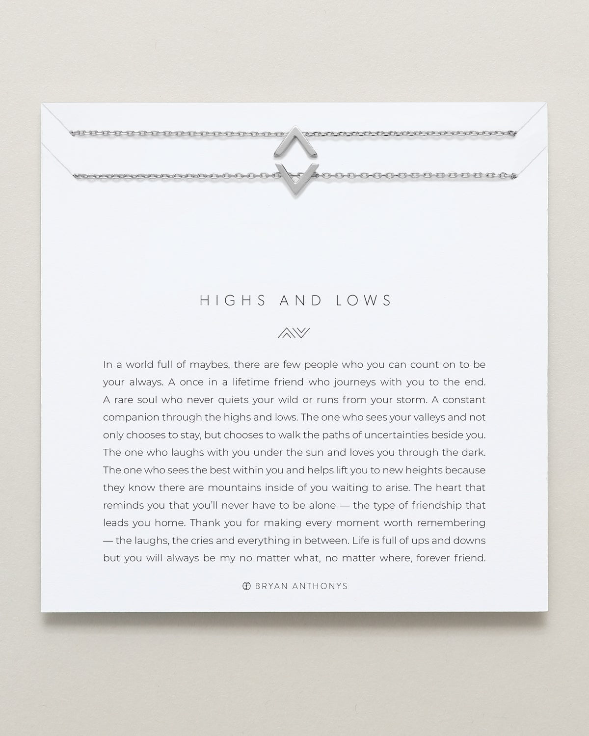 Highs & Lows Icon Necklace Set