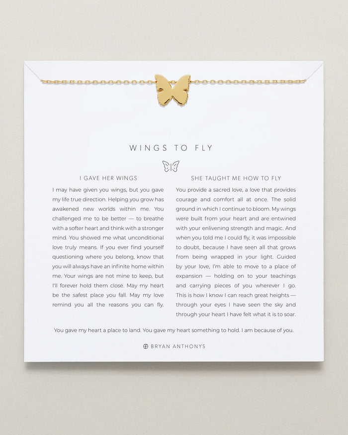 Wings to Fly Icon Necklace