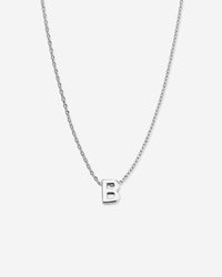 Just For You Initial Necklace — B