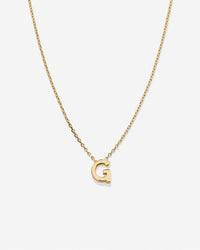 Just For You Initial Necklace — G