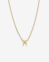 Just For You Initial Necklace — H