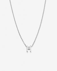Just For You Initial Necklace — H