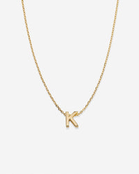 Just For You Initial Necklace — K