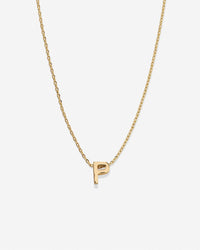 Just For You Initial Necklace — P