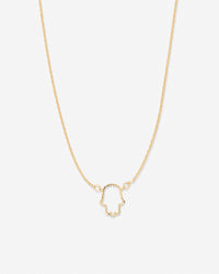 Just For Luck Hamsa Necklace