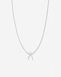 Just For Luck Wishbone Necklace