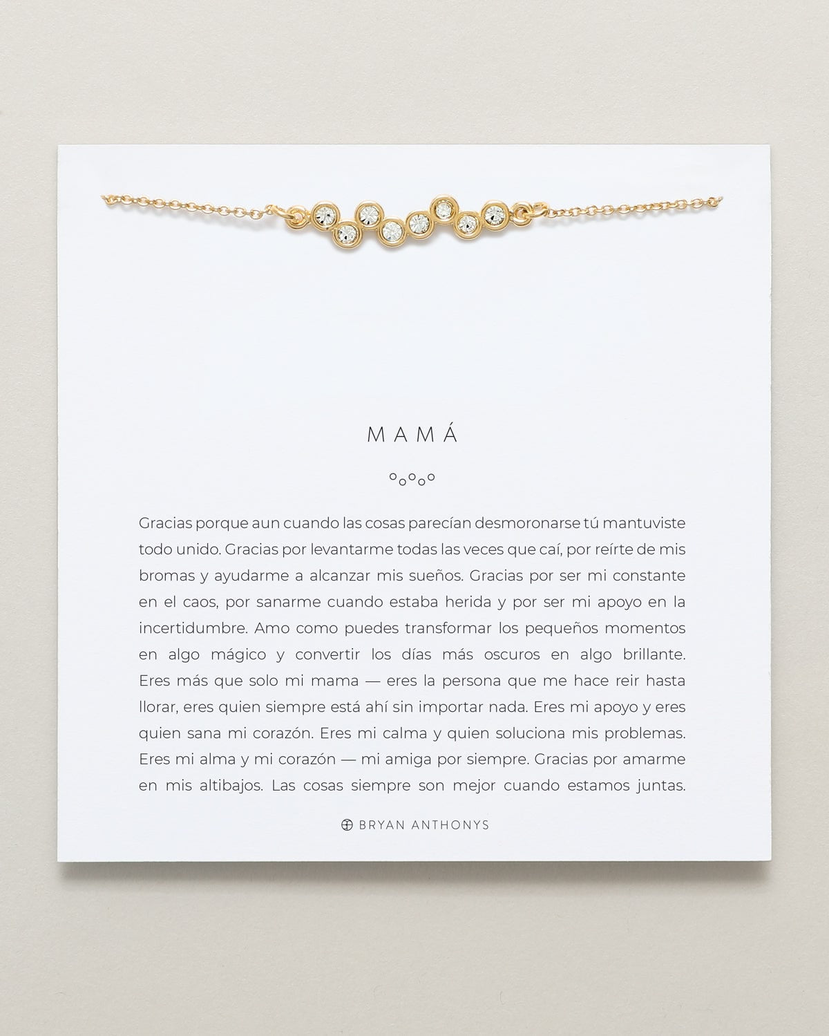 Mamá Necklace (Spanish)