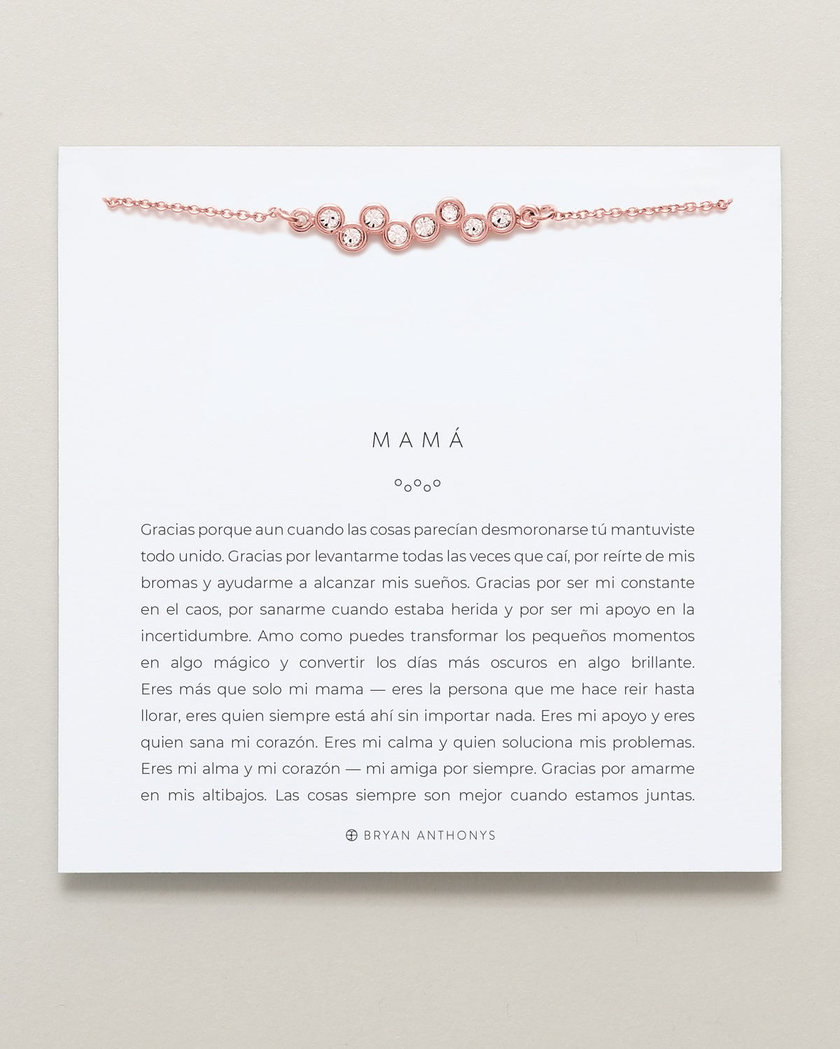 Mamá Necklace (Spanish)