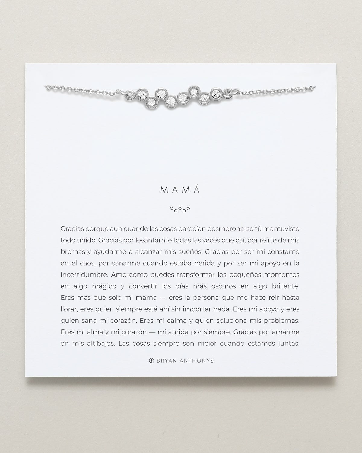 Mamá Necklace (Spanish)