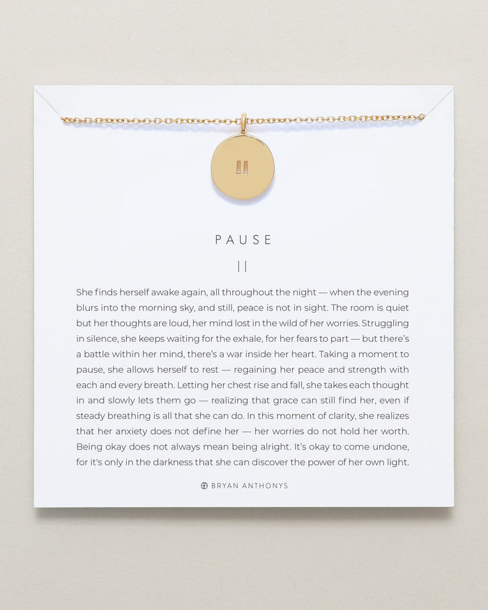 Pause Necklace