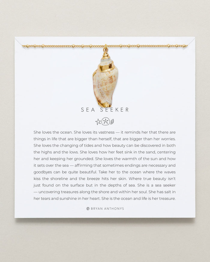 Sea Seeker Shell Necklace