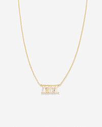 Beautifully Broken Baguette Dainty Necklace