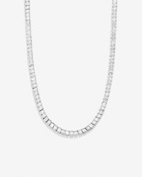 Mom Baguette Tennis Necklace