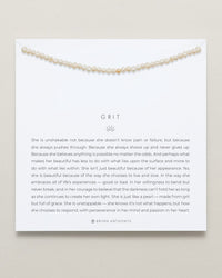 Grit Seed Pearl Necklace