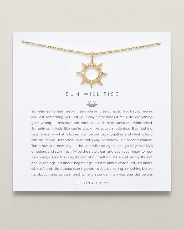 Sun Will Rise Necklace