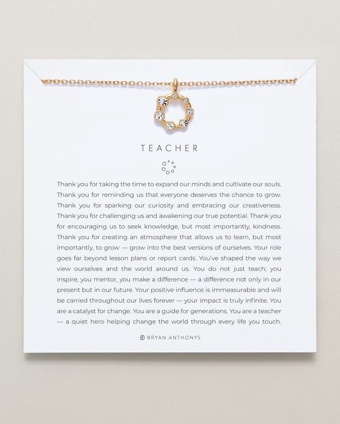 Teacher Necklace
