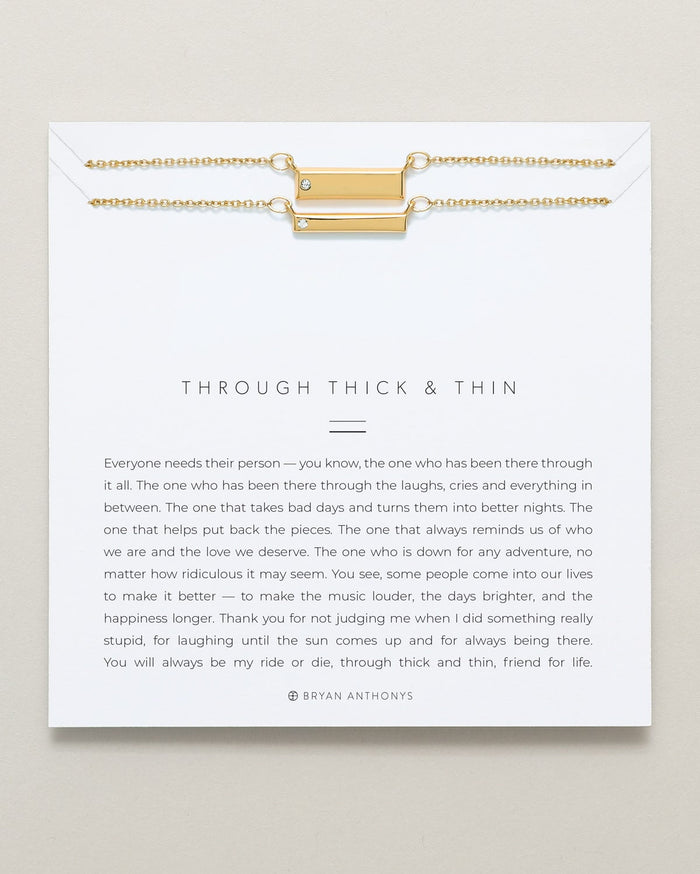 Through Thick & Thin Necklace Set