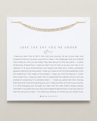 Love The Sky You're Under Pave Necklace