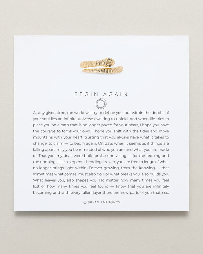 Begin Again Ring