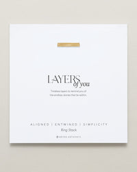 Layers of You Ring Stack